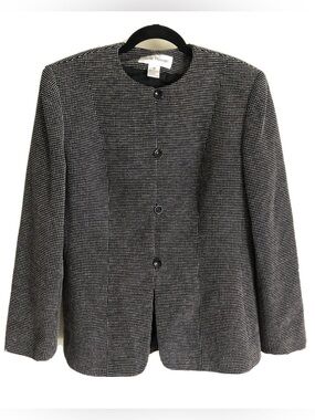 Rena Rowan Women's Suit Jacket Blazer Wool Blend Size 10